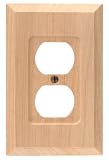 Unfinished Duplex Outlet Wall Plate