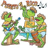 Puerto Rico Frog/Band Adult Long Sleeve T-Shirt