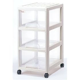 【クリックで詳細表示】収納ケース 3段タイプ シンク 1030