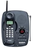 Uniden EXAI-378 900 MHz Analog Cordless Phone with Answering System and Caller ID (Charcoal)