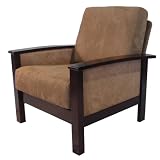 Milano Espresso and Mocha Chair by Homelegance