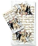 Chihuahua Puppies Kitchen Tea Towels Set/2