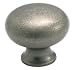 Amerock BP771-WN Traditional Classic Legacy 1-1/4-Inch Diameter Knob, Weathered Nickel