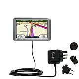International Wall / AC Charger for the Garmin Nuvi 260W - Gomadic Brand w/ TipExchange Technology
