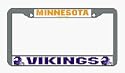 Minnesota Vikings Chrome License Plate Frame - Set of 2