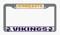 Minnesota Vikings Chrome License Plate Frame - Set of 2
