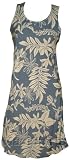Short Tank Flared Dress - Tiare Sleeveless Knee Length A-Line Silhouette Hawaiian Aloha Pullover Short Tank - Regular Size