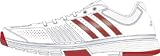 Adidas - Adipower Barricade W Womens Shoes In Running White/Core Energy/Metalic Silver
