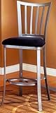 Delray Non Swivel Counter Stool Pair Pewter