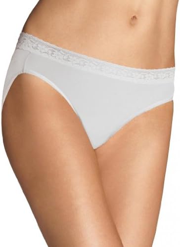 Concepts NYC Women's Smooth, Modest and Comfortable Microfiber Bikini Small White