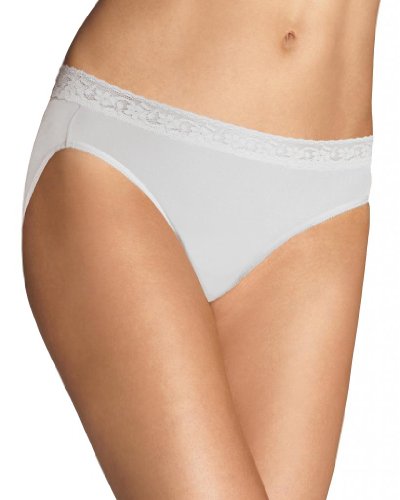 Concepts NYC Women's Smooth, Modest and Comfortable Microfiber Bikini Small White