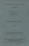 Oxford General Certificate of Education Ordinary Level Examination Papers in English Language 1960-1964 (E.S.A. Series of Past Examination Papers, GCE O Level)
