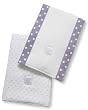 SwaddleDesigns Baby Bupies- Set of 2 - Polka Dots - Lavender