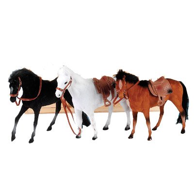 Childrens Toyshop  Toys : Set of 3 Horses