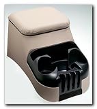 TSI Clutter Catcher Full Size Upholstered Bench Seat Console Grey