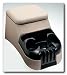 Texas Saddlebags - Clutter Catcher Full Size Upholstered Bench Seat Console, Grey (30015)