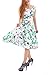 YMING Women 1950s Sleeveless Vintage Swing Dresses Party Picnic Cocktail Dress