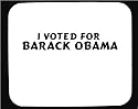 I voted for Barack Obama Decorated Mouse Pad