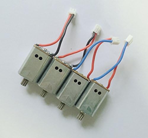 Arfantitoys Upgraded 4pcs Motor with Brass Gear Rc Quadcopter Spare Parts for Syma X8c X8w