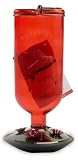 Perky-Pet 8109-2 Red Antique Glass Bottle16-Ounce Hummingbird Feeder