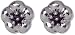 Sterling Silver Flower Clip On Earrings