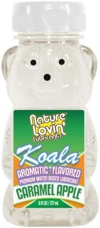 Koala Aromatic Flavored Water Based Lubricants - Caramel Apple 6 oz by Nature Labs