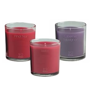 Peugeot Bouquet Rouge Candle, Set of 3