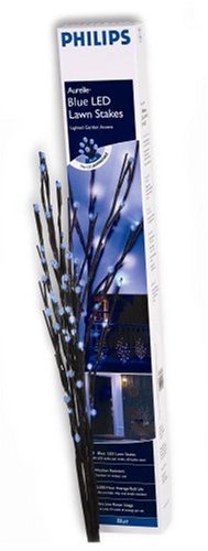 Aurelle, 158717 LED Lawn Stakes, Blue