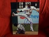 Orlando Cabrera Autographed Oakland Athletics 8x10 Photo, Proof Photo of Orlando Signing for Us.