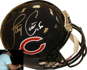 Jay Cutler signed Chicago Bears Full Size Replica Helmet