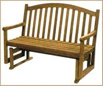 Arboria 88031861 Idlewild Outdoor Wood 4 Foot Daydream Glider Bench