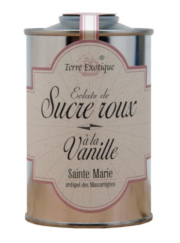 Terre Exotique Brown Cane Sugar with Vanilla Unrefined Sainte Marie Reunion Import in Tin... by Terre Exotique