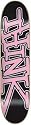 Think Basic Skateboard Deck (8, Black/Pink)