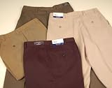 Men's Flat-Front Nanotex Pant by Austin Reed