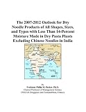 The 2007-2012 Outlook for Dry Noodle Products of All Shapes, Sizes, and Types with Less Than 14-Percent Moisture Made in Dry Pasta Plants Excluding Chinese Noodles in India