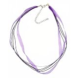 Necklace Cord For Pendants - D17 - 5-Strand Organza and Cotton Cord Mixed ~ 17