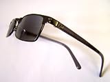 Designer Tinted READING GLASSES +1.0 Ready Readers BLACK PRESCRIPTION SUNGLASSES Spectacles 1.00 Metal Eyeglasses
