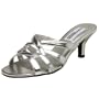 Dyeables Women's Trisha Sandal,Silver Metallic,8 M US
