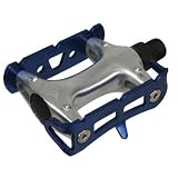 Origin-8 Pro Track Light Loose Ball Blue Cage Pedals 9/16.