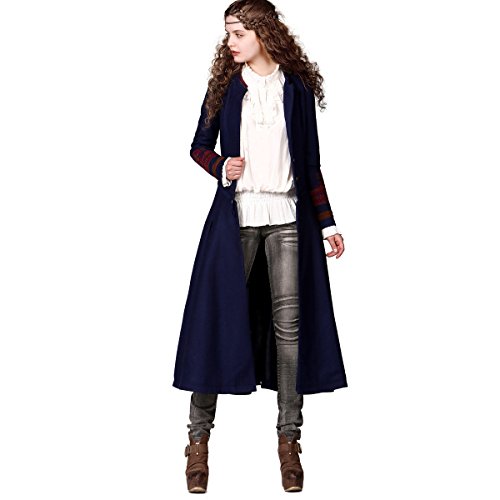 (アートカー)Artka オリジナルデザイン レディーズウール混ロング丈フレアコート WA10640Q