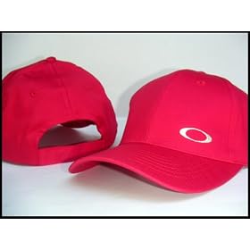 BRAND NEW OAKLEY RED GOLF TENNIS FISHING RAIN ADJUSTABLE HOT HAT CAP HOT*