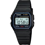 Casio Mens Classic Chronograph Alarm Watch Model F-91 by Casio