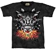 Fire Eyes T-shirt Dragon 100% Cotton Short Sleeved DRAGON Shirt fits Kids - Teens & Adults