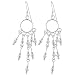 Sterling Silver Dream Catcher Dangle Earrings