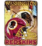 Washington Redskins 60"x80" Royal Plush Raschel Throw Blanket - Aggression Style Warm Durability