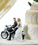 David's Bridal Motorcycle Bride and Groom Cake Topper Style 8660