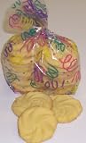 Gourmet Food : Scott's Cakes 1 lb. Almond Shortbread Cookies in a Confetti Bag