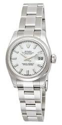 Rolex Datejust White Index Dial Oyster Bracelet Ladies Watch 179160WSO