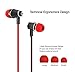 G-Cord In-Ear Earbuds with Mic, Tangle-Free Wired Earphones for iPhone, iPad, iPod, Samsung Galaxy, Android Smartphones, Tablets, Computers