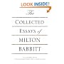 The Collected Essays of Milton Babbitt